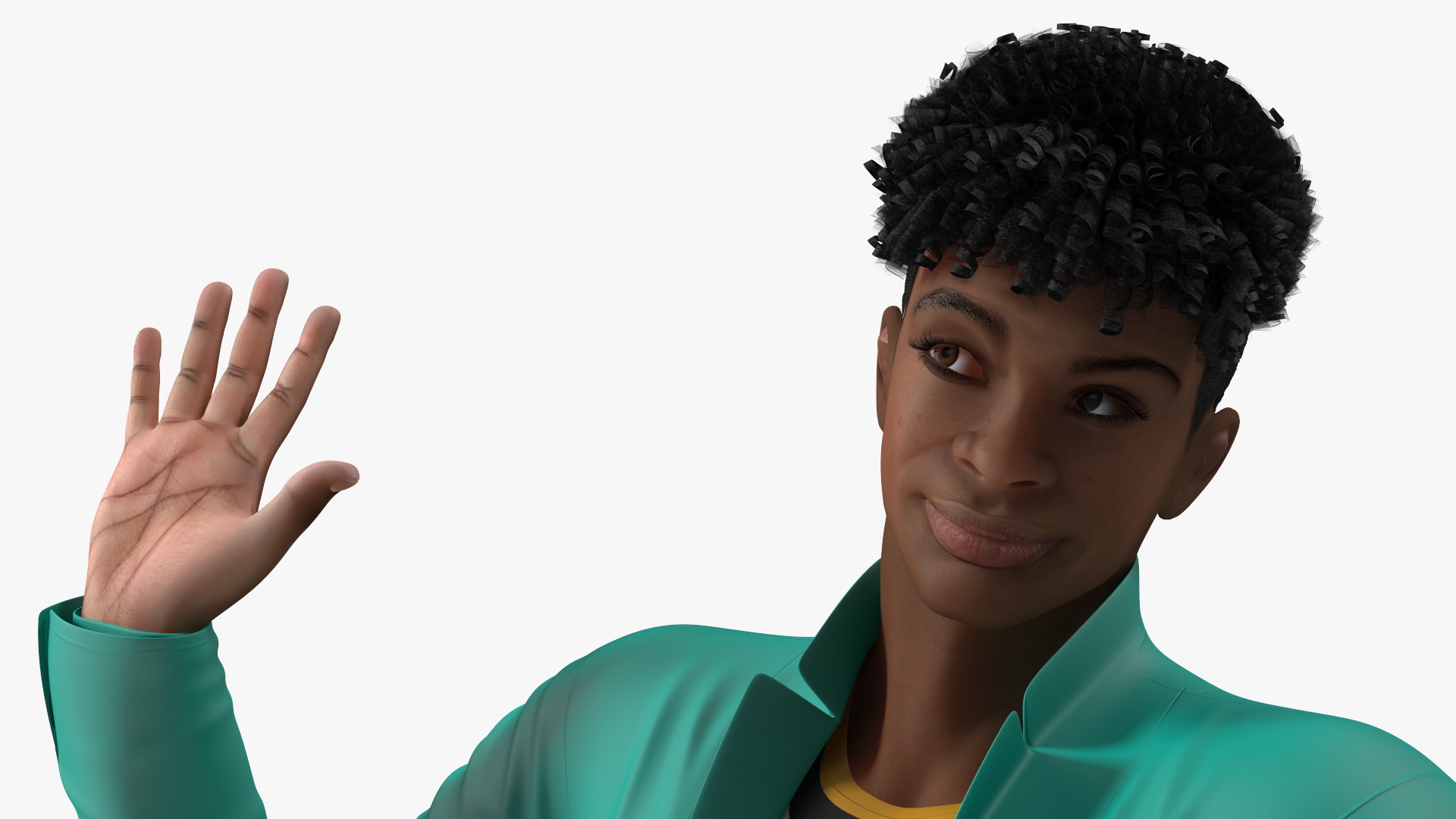Light Skin Teenager Fashionable Style Rigged 3D model
