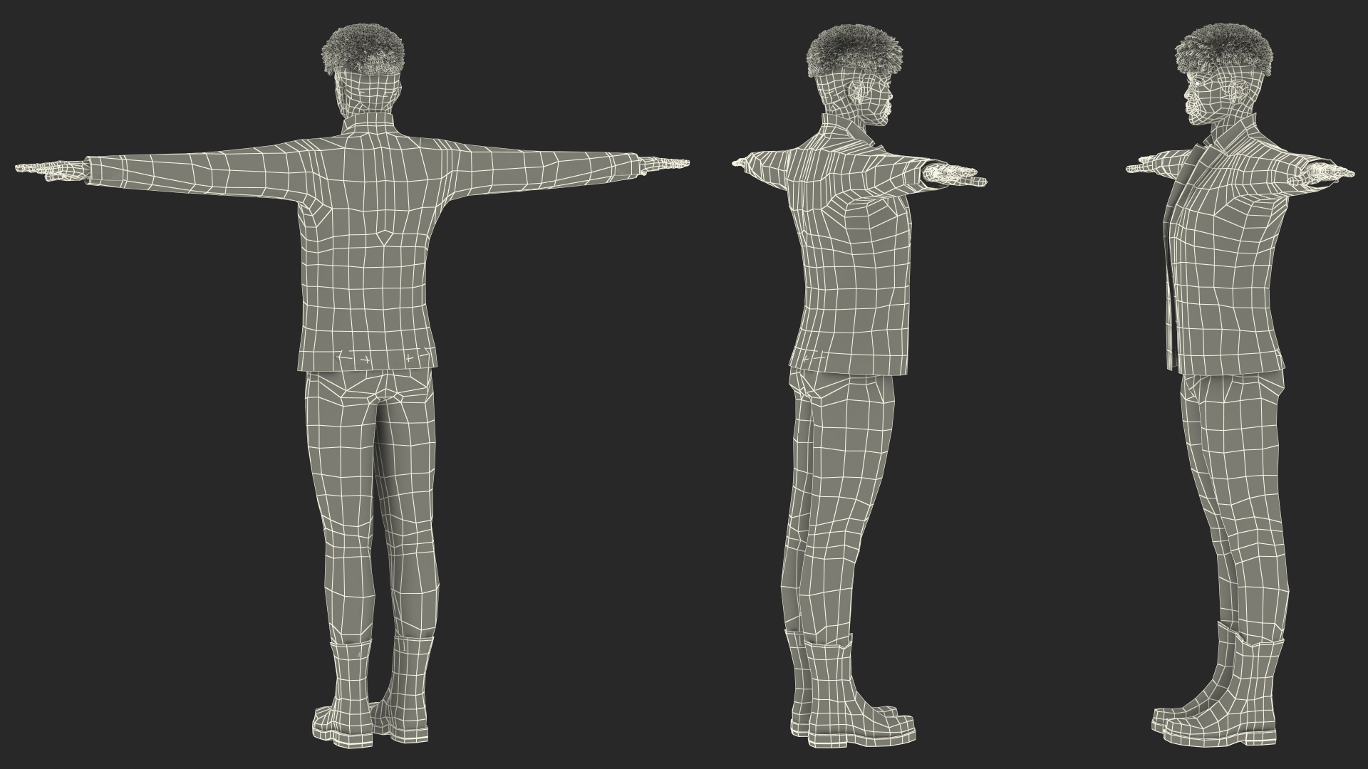 Light Skin Teenager Fashionable Style Rigged 3D model