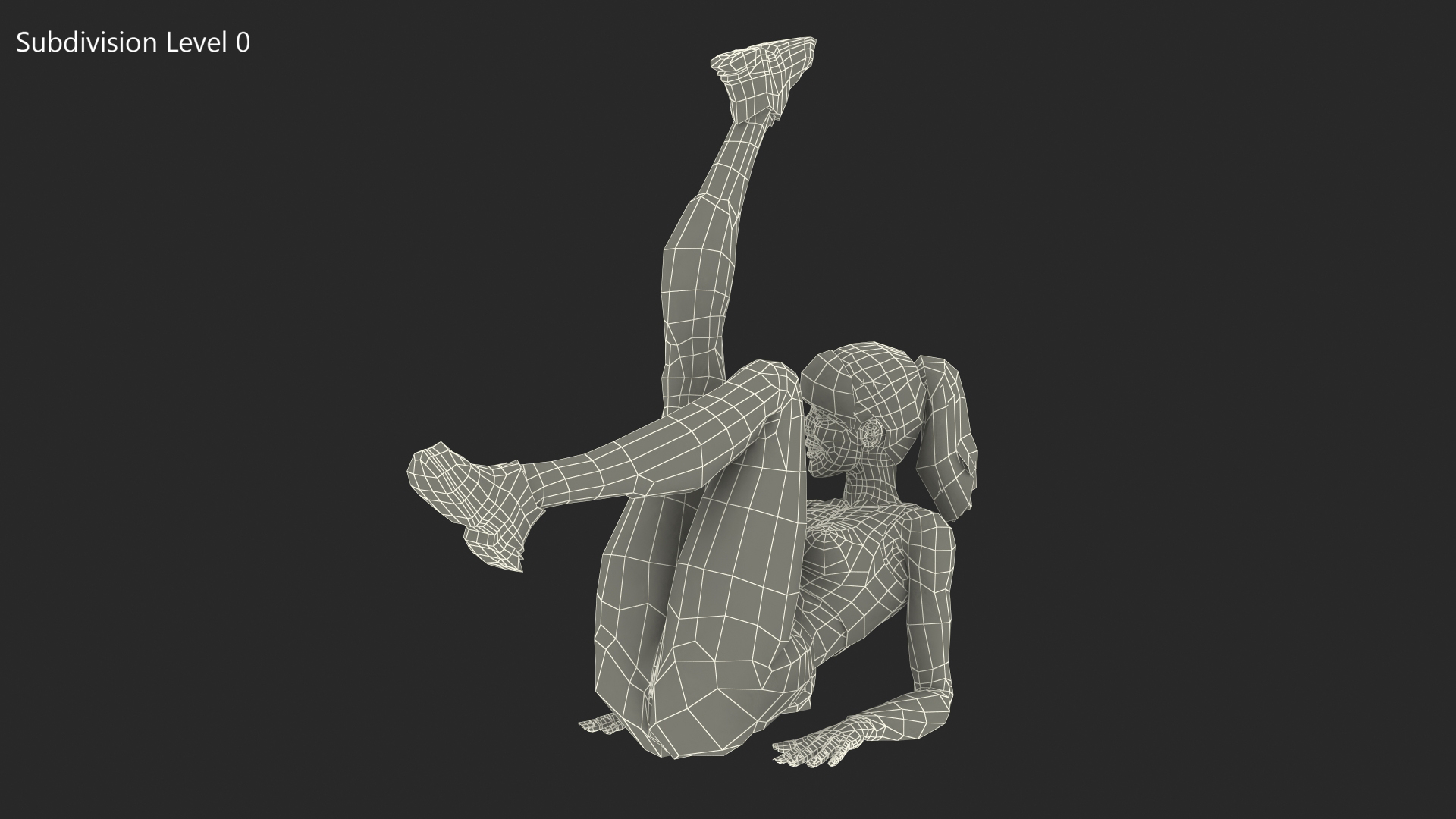 3D Girl in Sportswear model