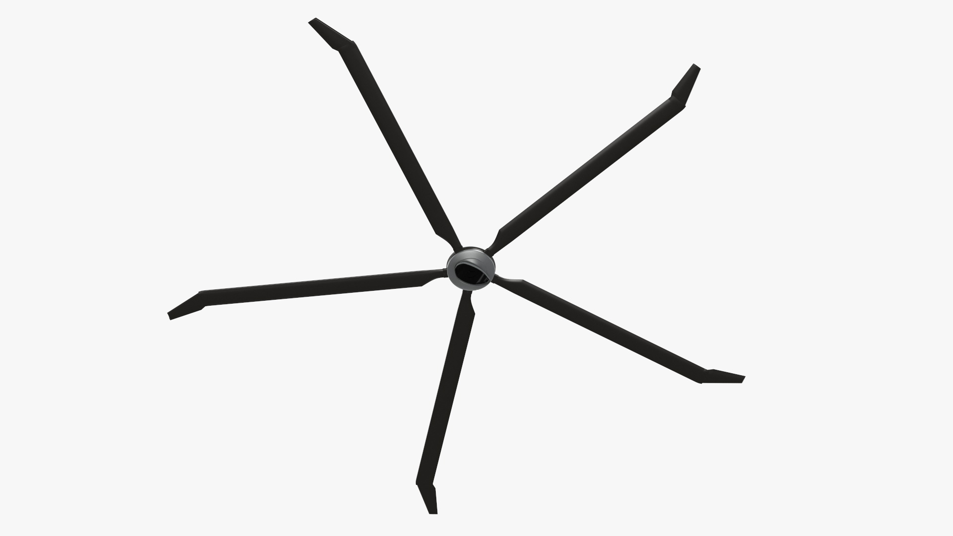 Helicopter Morphing Rotor Blades Rigged 3D model