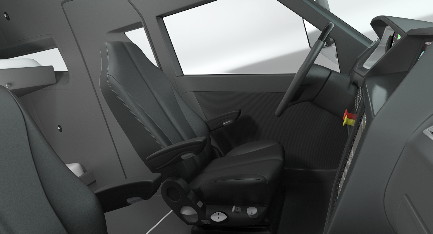 Nikola One Electric Semi Truck Rigged 3D