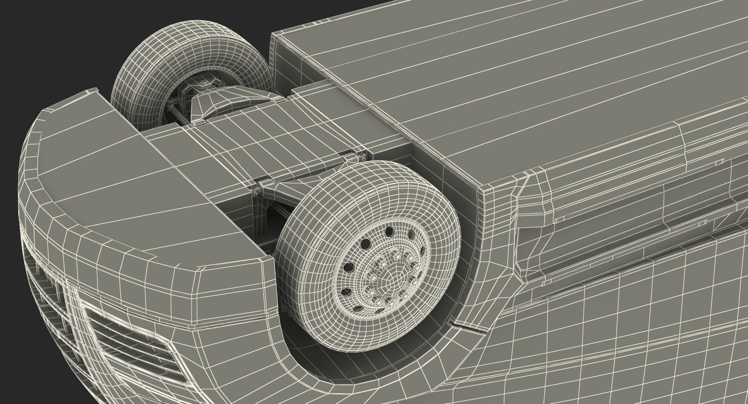Nikola One Electric Semi Truck Rigged 3D