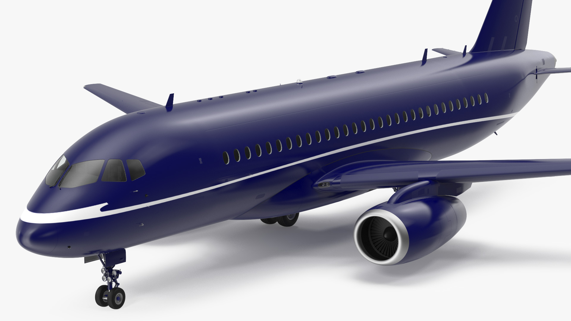Sukhoi Superjet 100 3D model