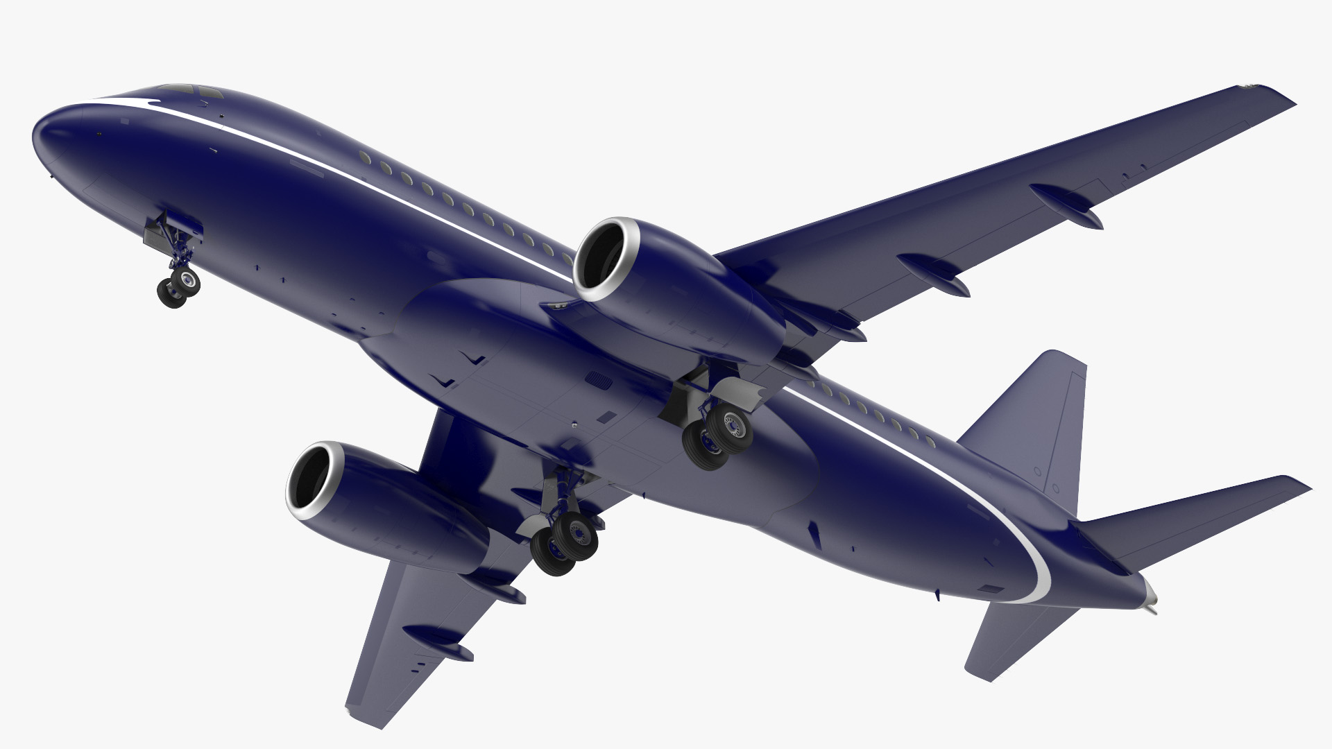 Sukhoi Superjet 100 3D model