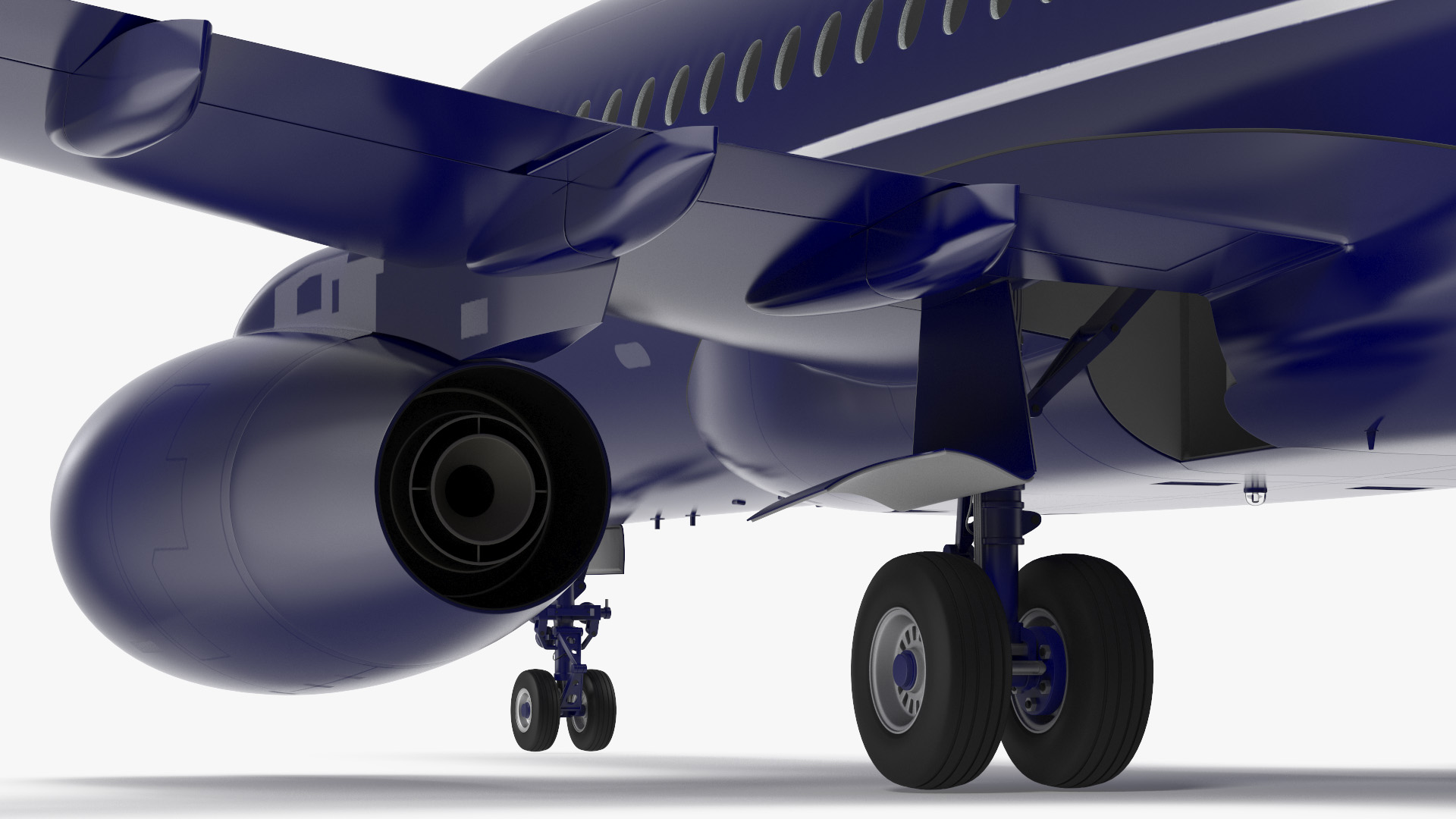 Sukhoi Superjet 100 3D model