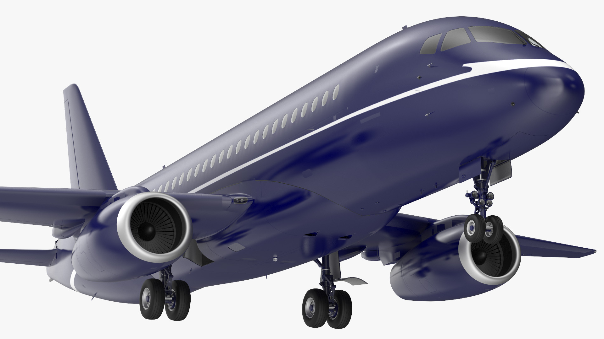 Sukhoi Superjet 100 3D model