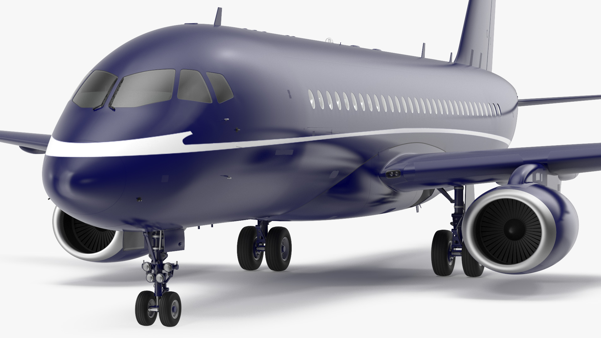 Sukhoi Superjet 100 3D model