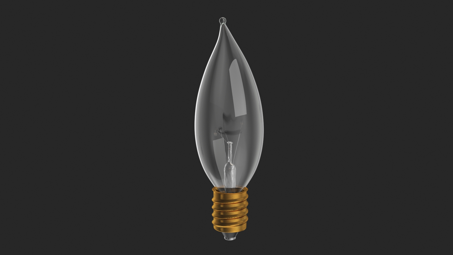 3D Flame Light Bulb