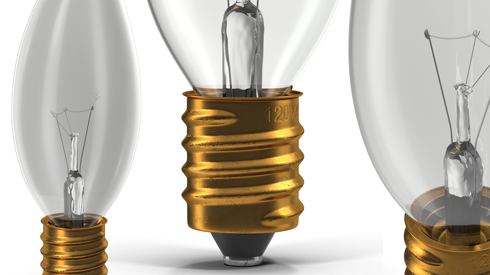 3D Flame Light Bulb