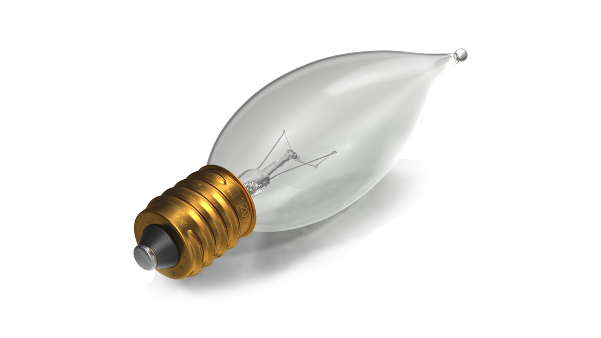 3D Flame Light Bulb
