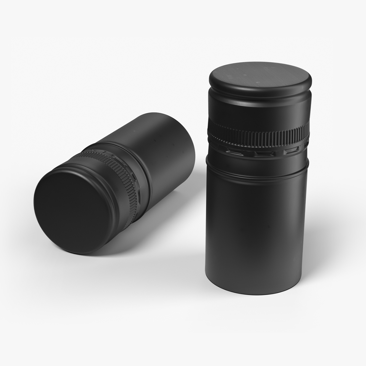 Aluminum Bottle Screw Cap Closure 3D model preview
