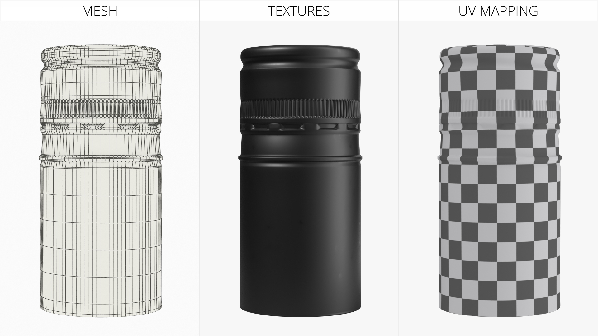 Aluminum Bottle Screw Cap Closure, view 7