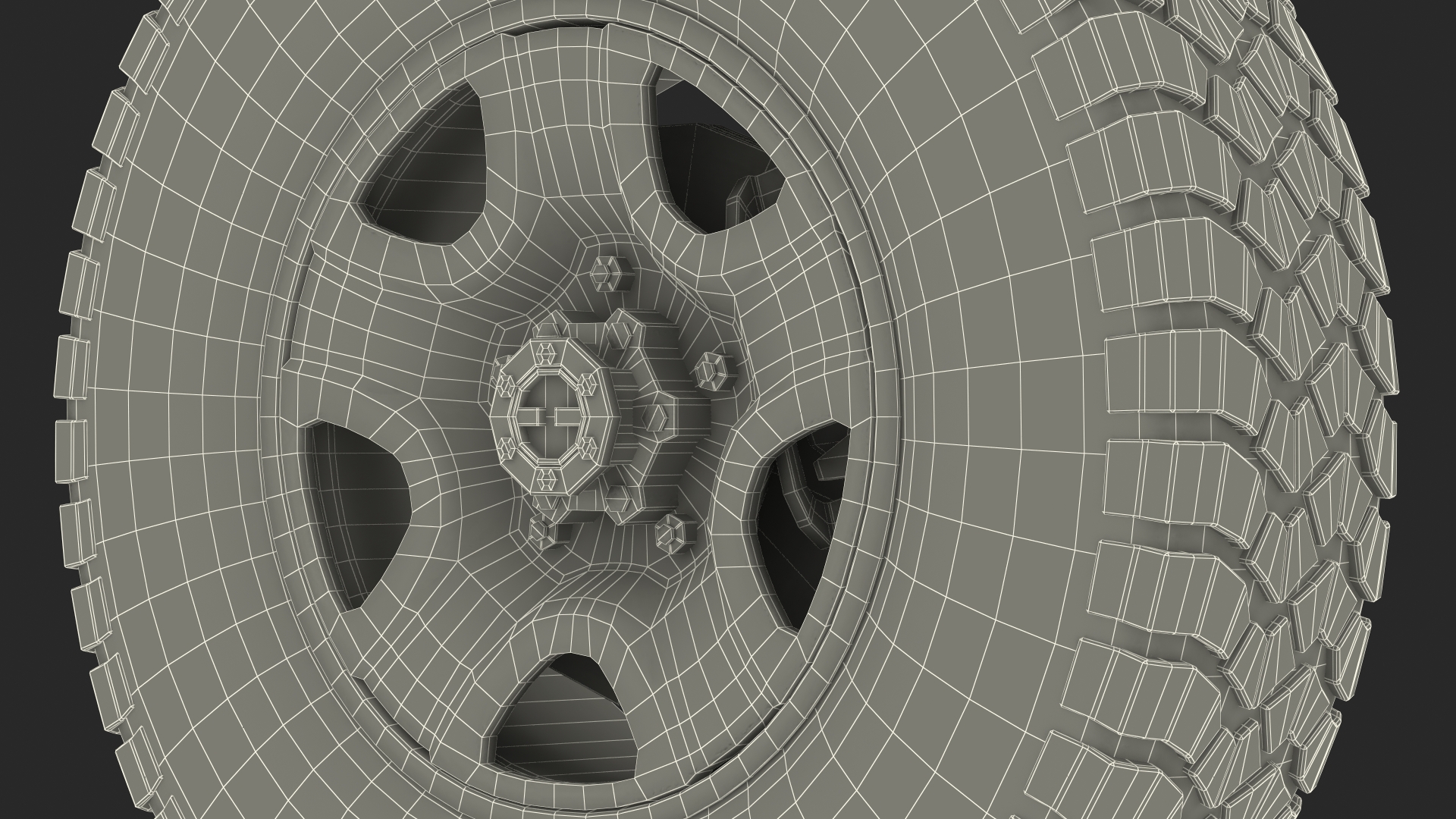 Hankook Dynapro MT Wheel 3D model