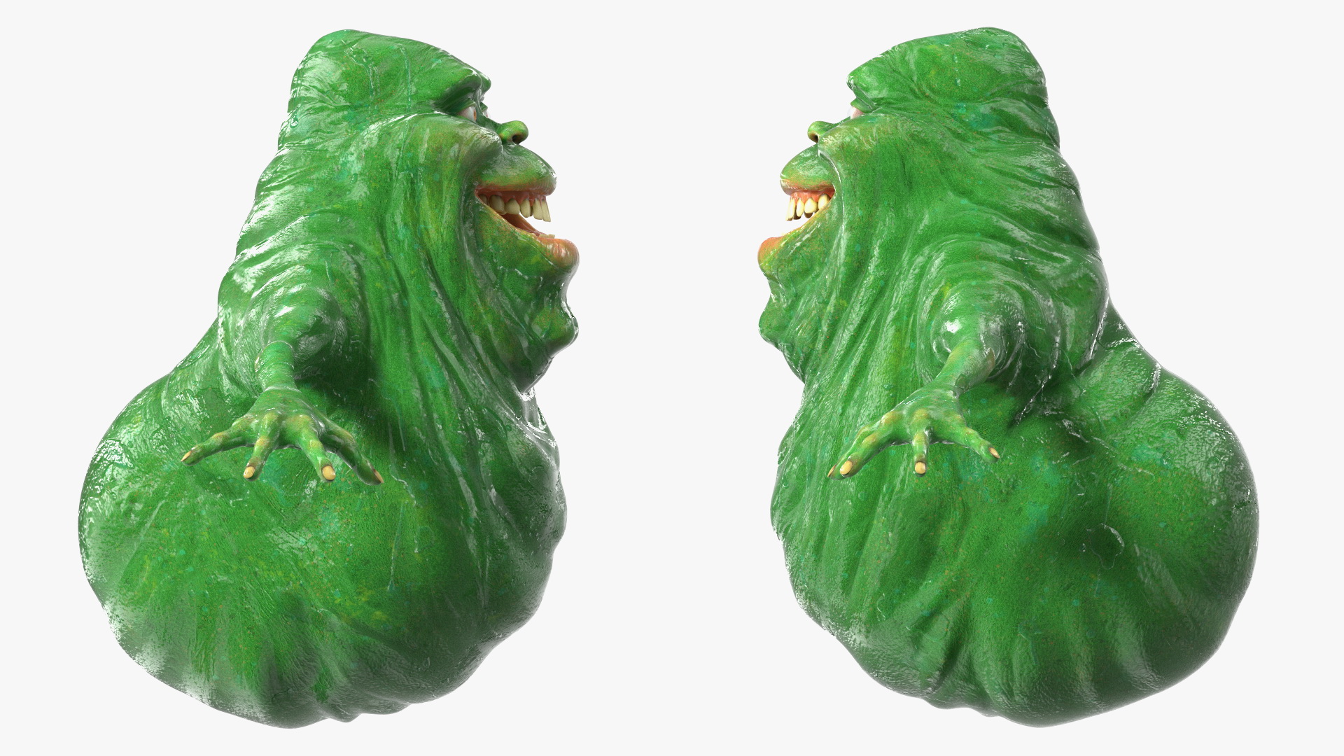3D Ghostbusters Character Slimer T-pose