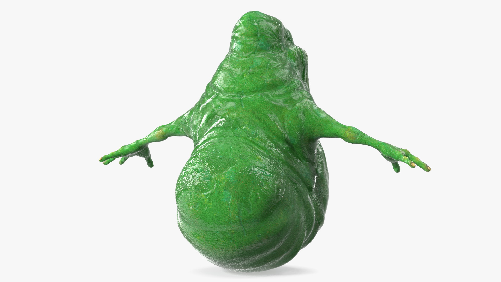 3D Ghostbusters Character Slimer T-pose