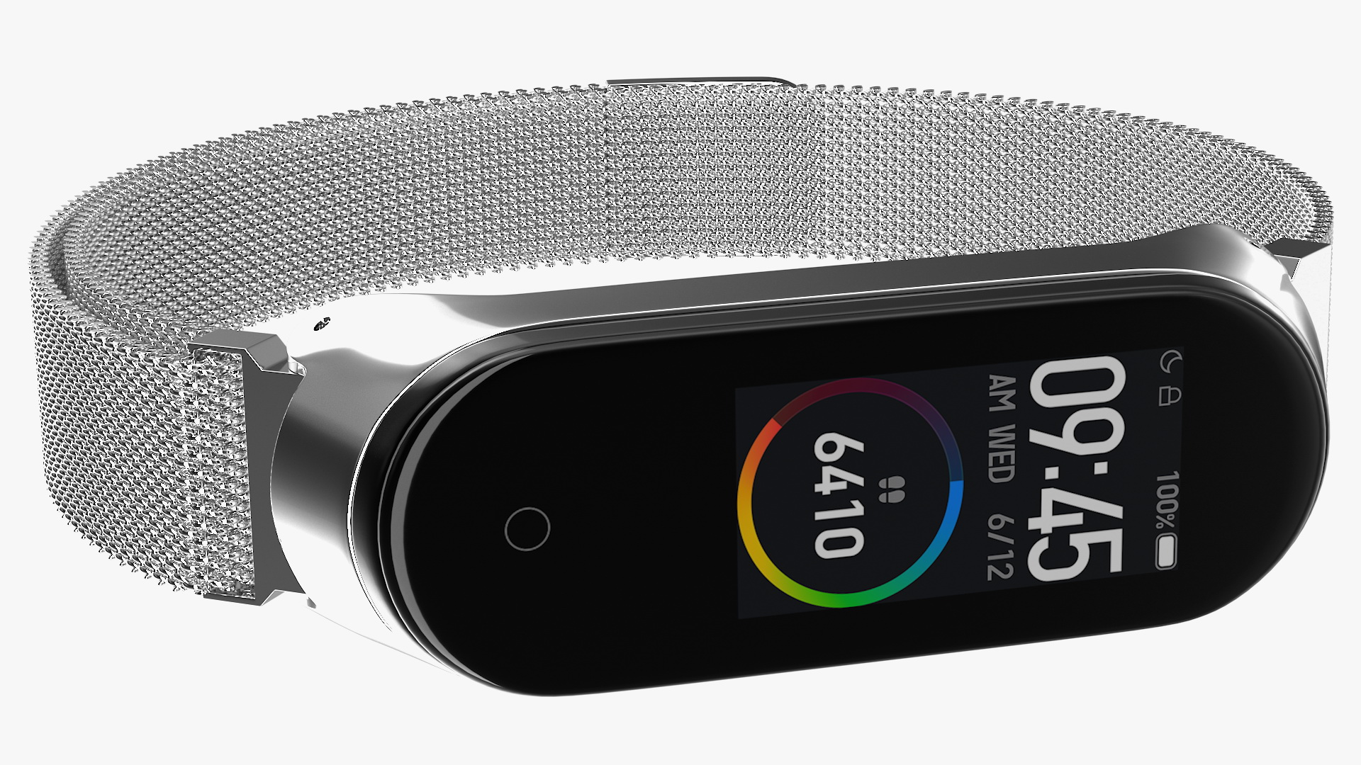 3D Xiaomi Mi Band 4 with Metal Strap model