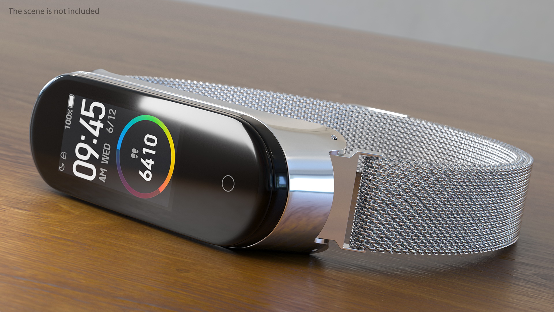 3D Xiaomi Mi Band 4 with Metal Strap model