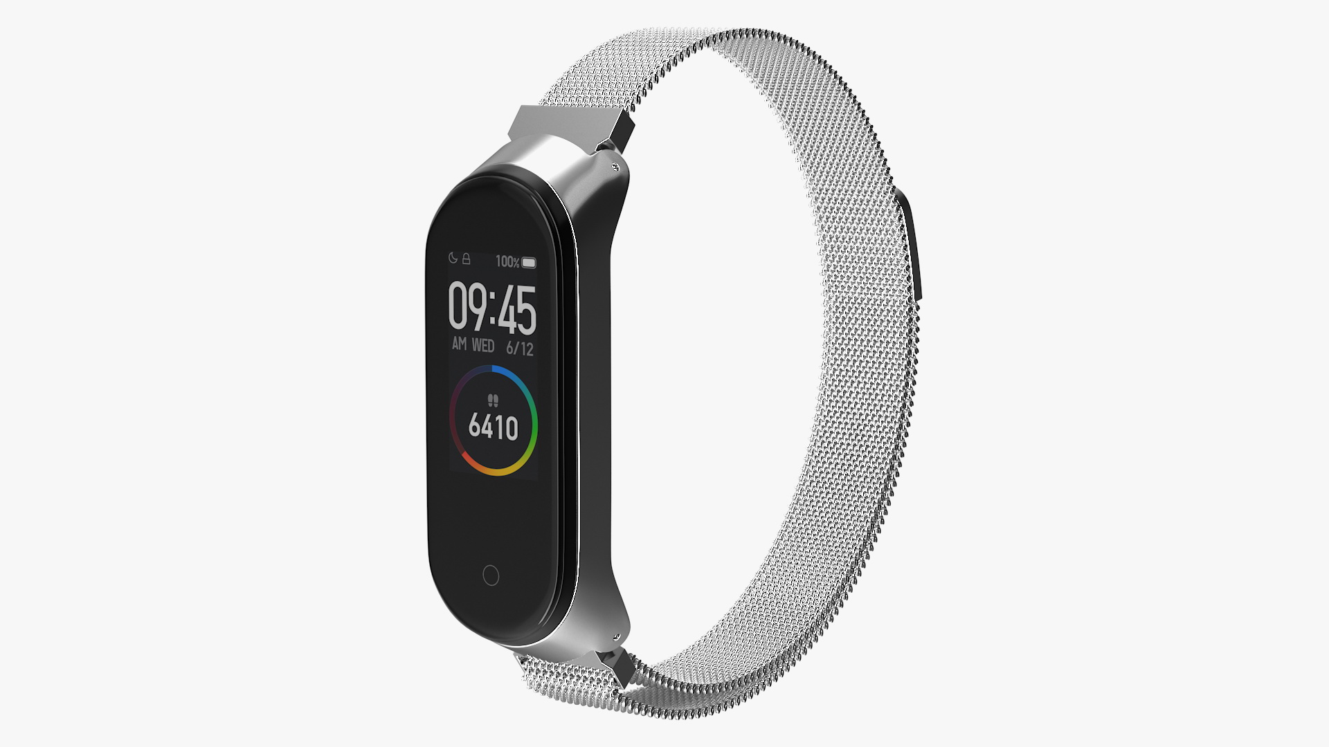 3D Xiaomi Mi Band 4 with Metal Strap model