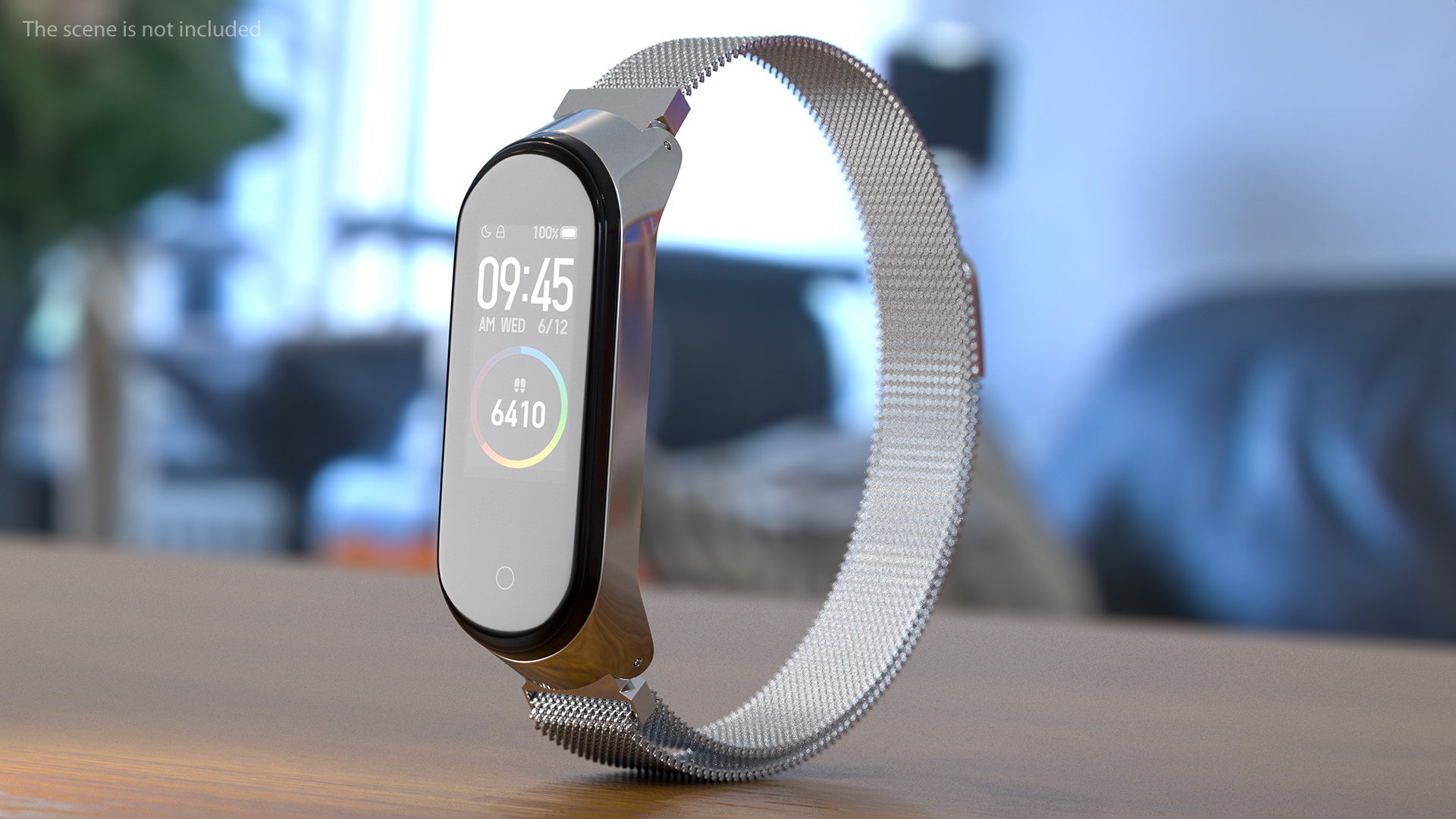 3D Xiaomi Mi Band 4 with Metal Strap model