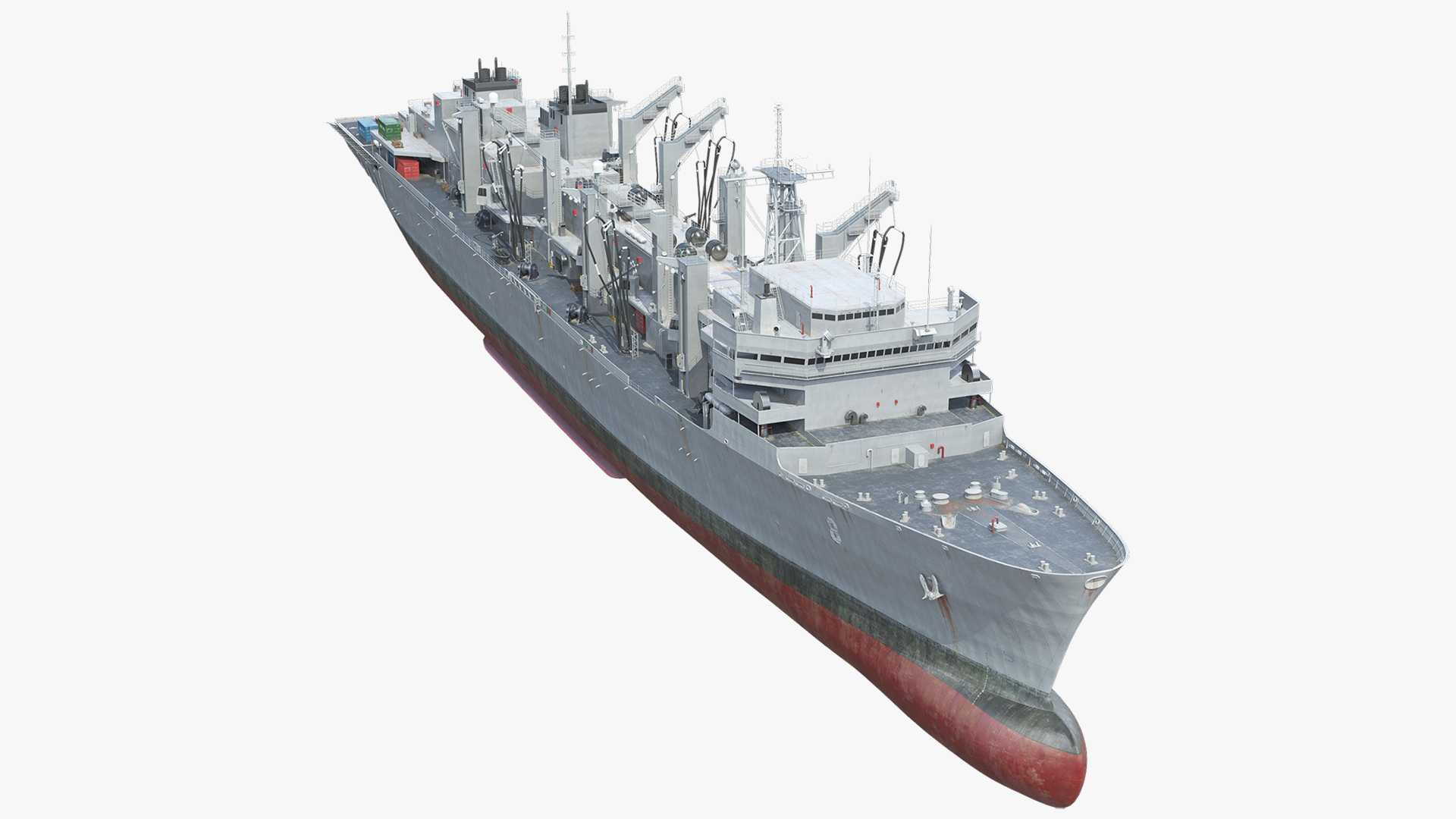 USNS Arctic T AOE 8 Fast Combat Support Ship - Simplified