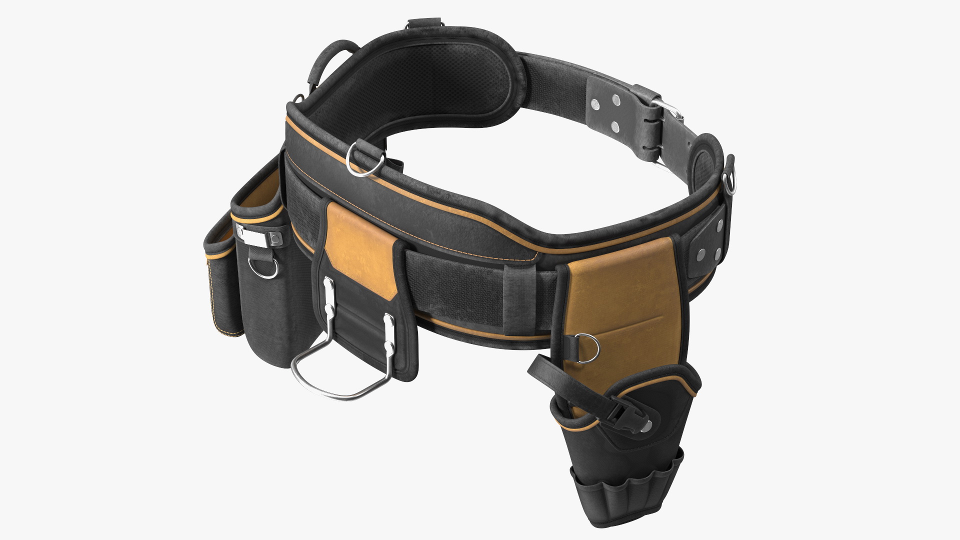 Heavy Duty Multi Purpose Tool Belt Dusty Set 3D model