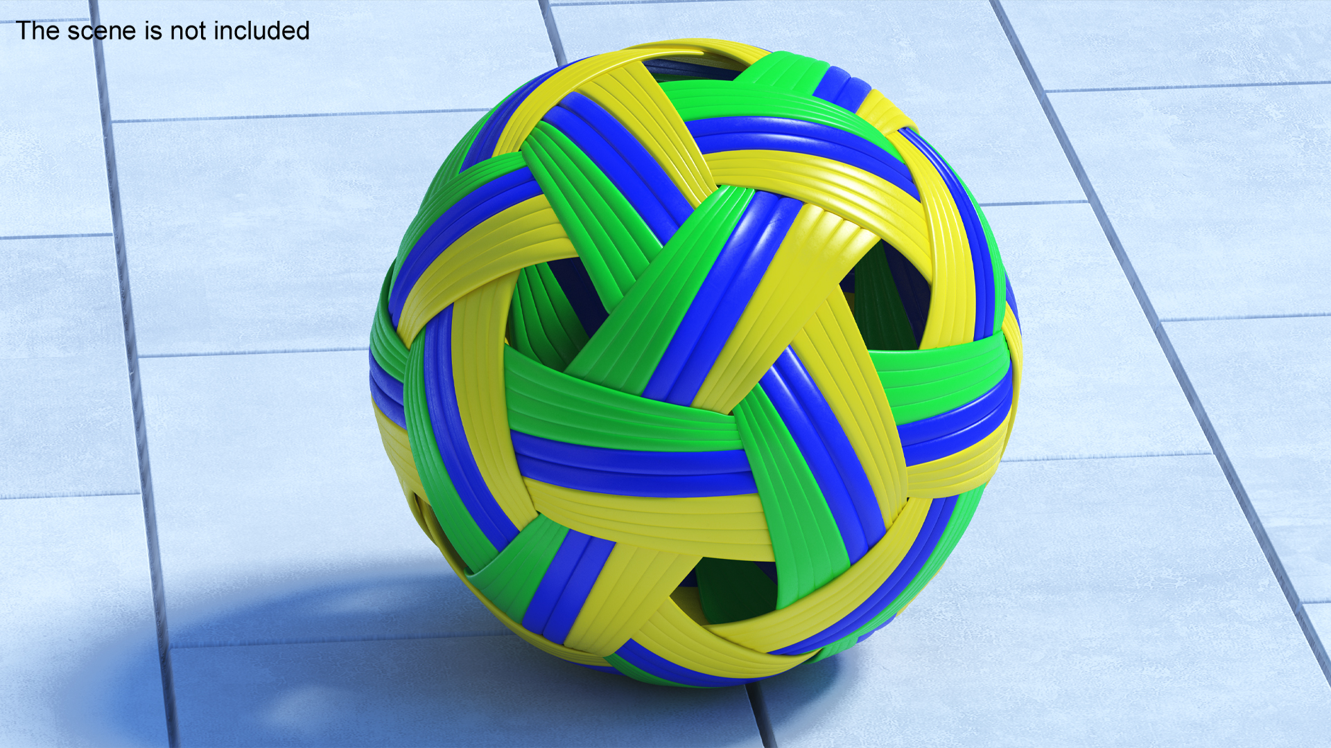 Sepak Takraw Thai Rattan Sport Kickball 3D model