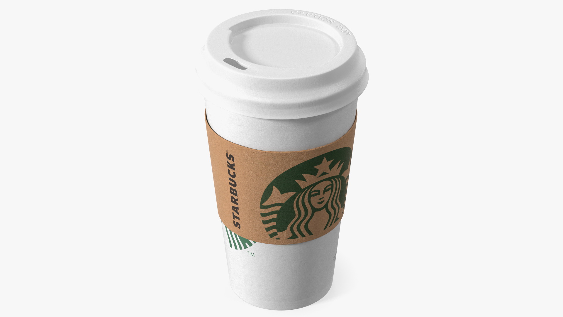 3D Starbucks Coffee Paper Cup