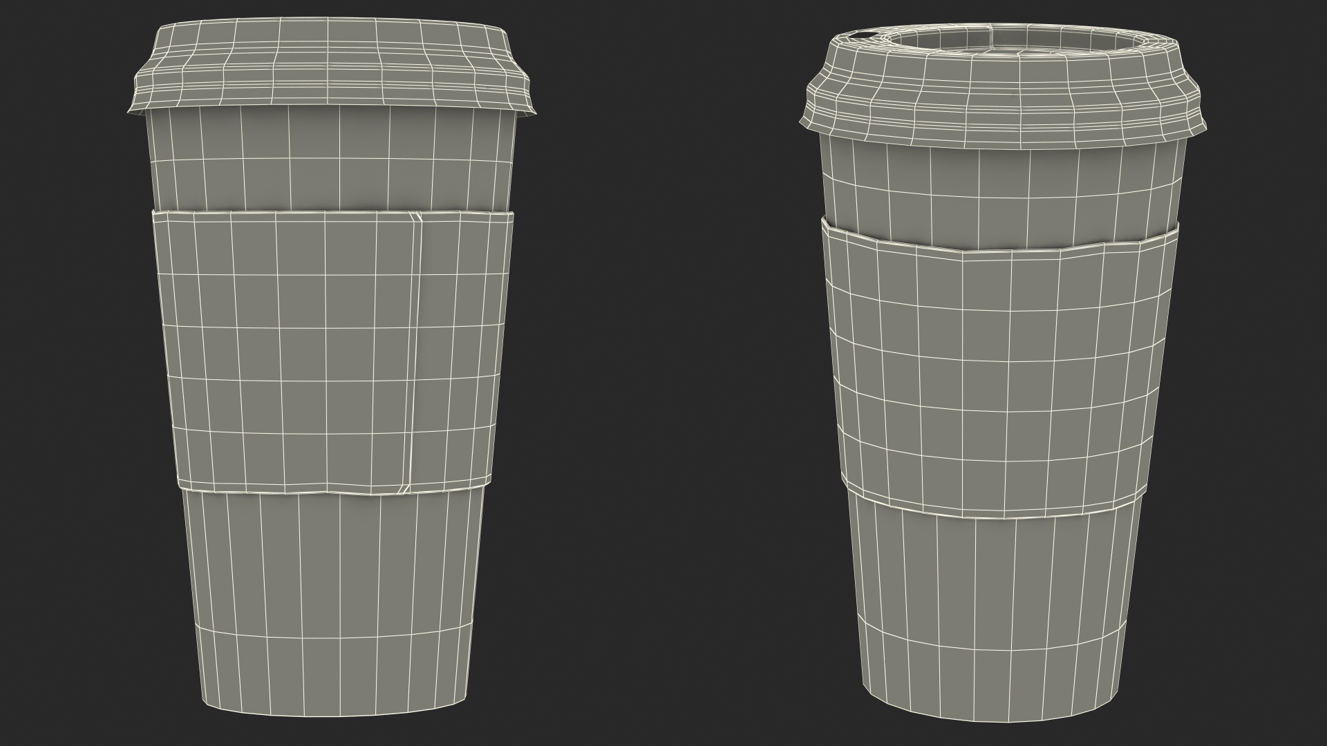 3D Starbucks Coffee Paper Cup