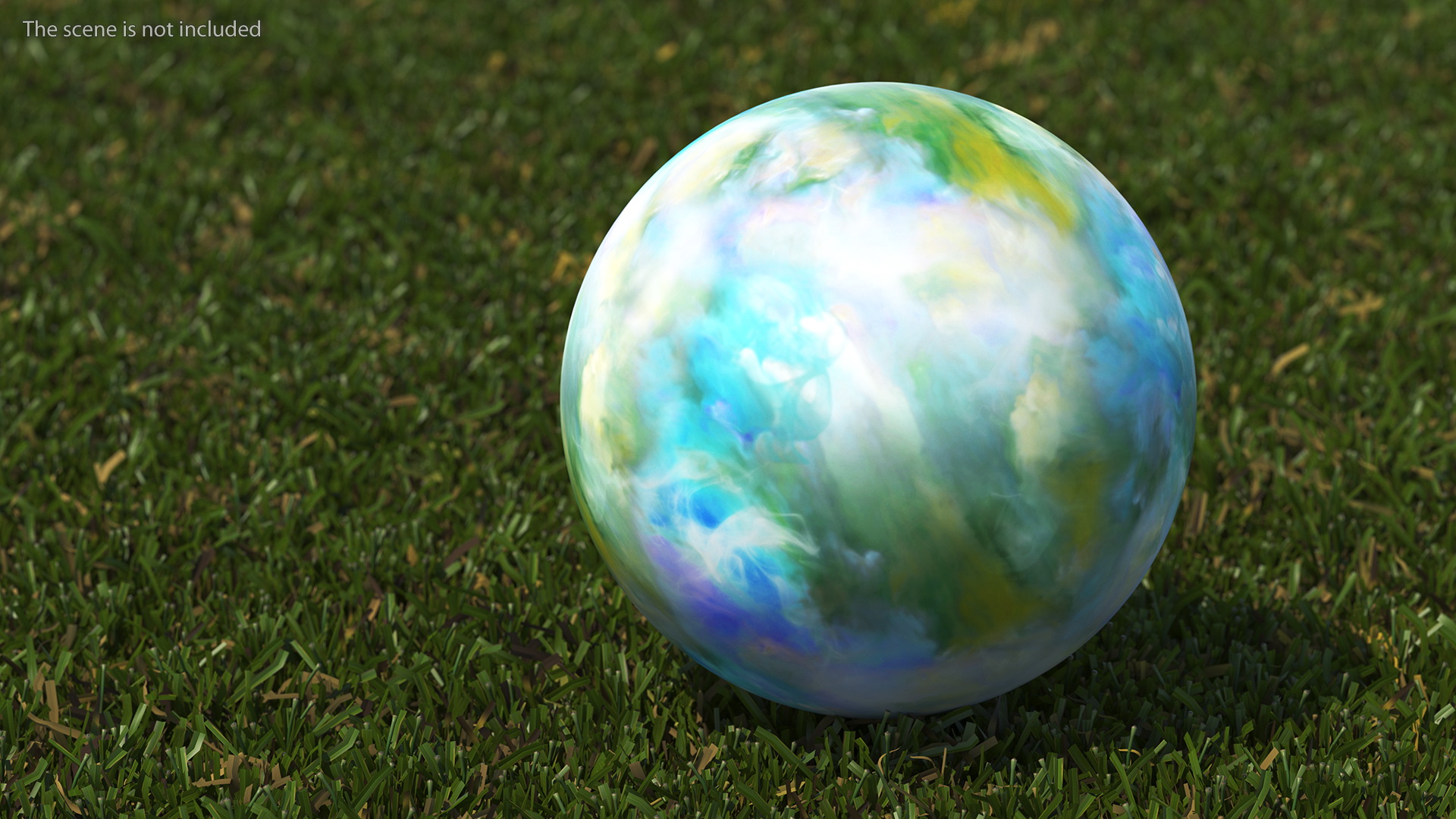 3D model Colored Field Hockey Ball