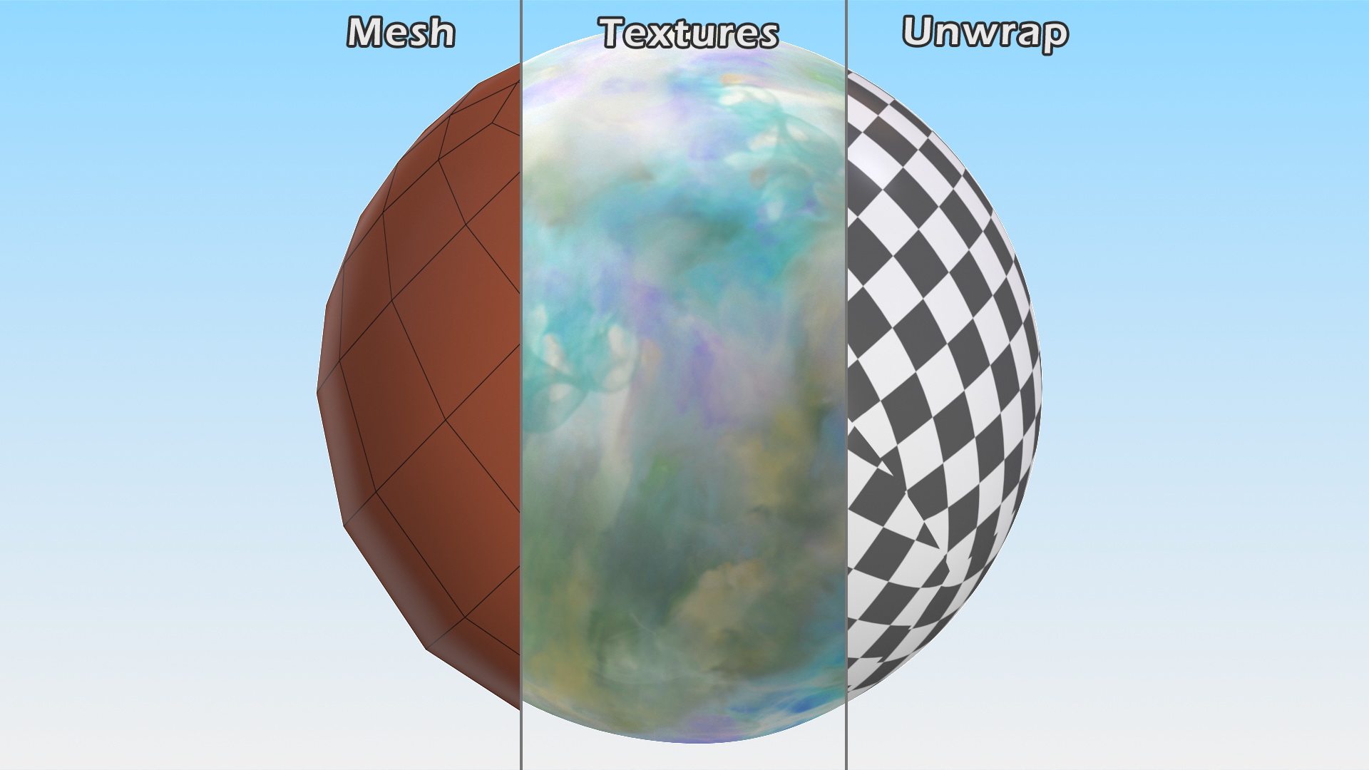 3D model Colored Field Hockey Ball