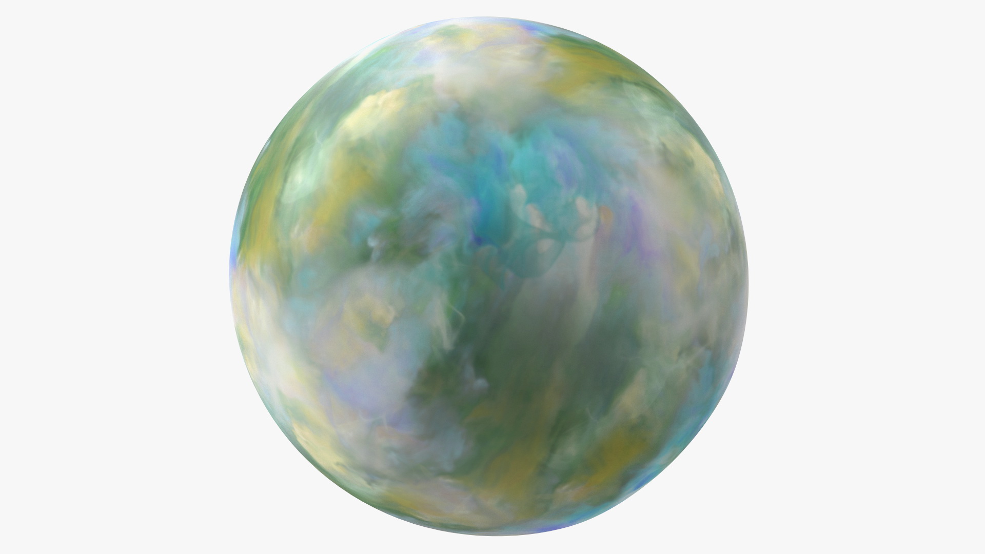 3D model Colored Field Hockey Ball