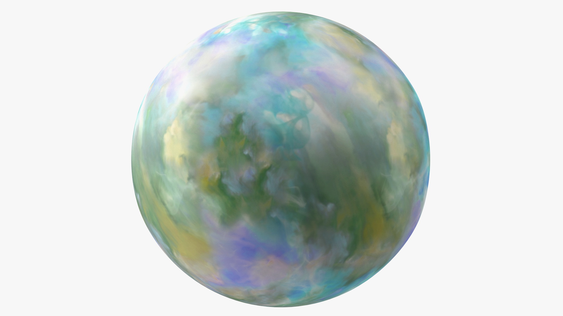 3D model Colored Field Hockey Ball