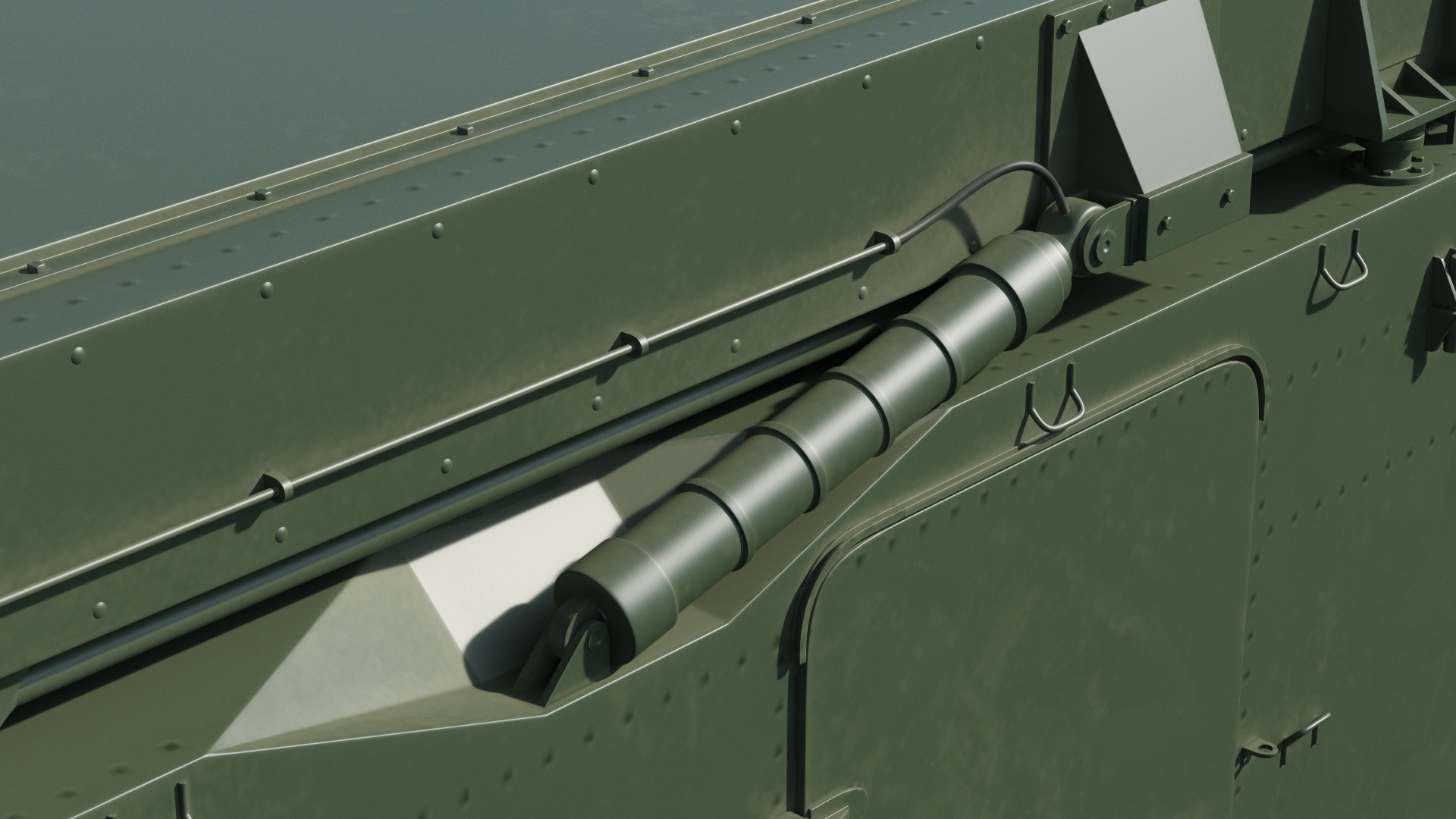 3D model S300 Flap Lid B Missile Guidance Radar Rigged