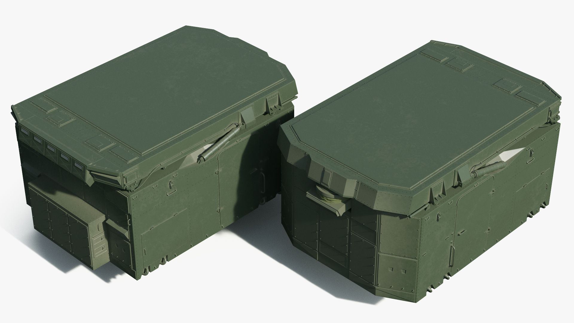 3D model S300 Flap Lid B Missile Guidance Radar Rigged