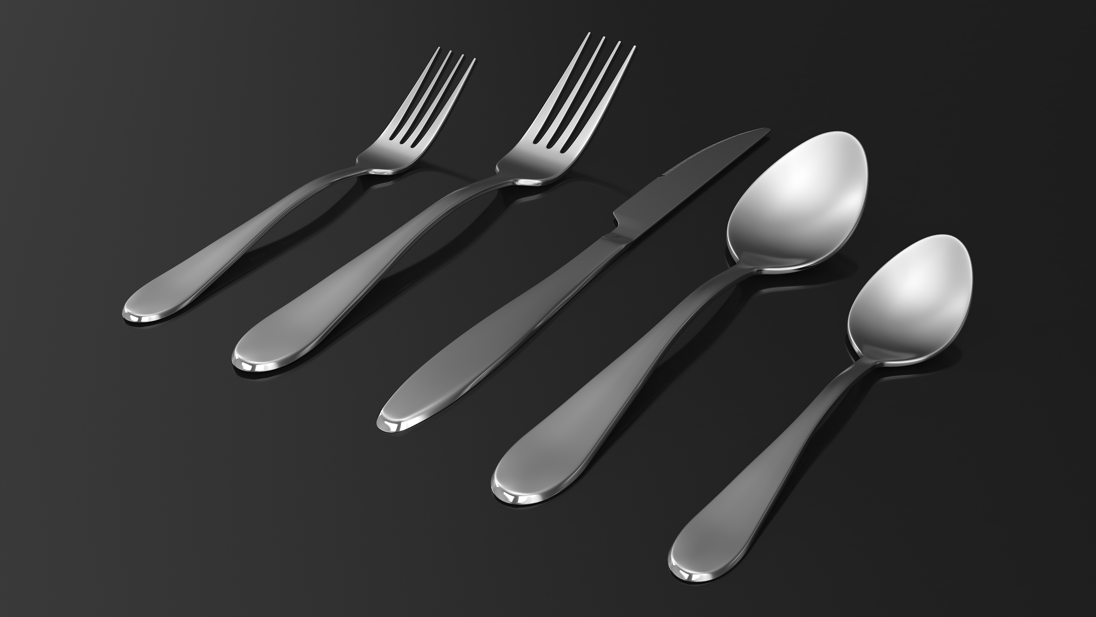 Silverware Set 3D model