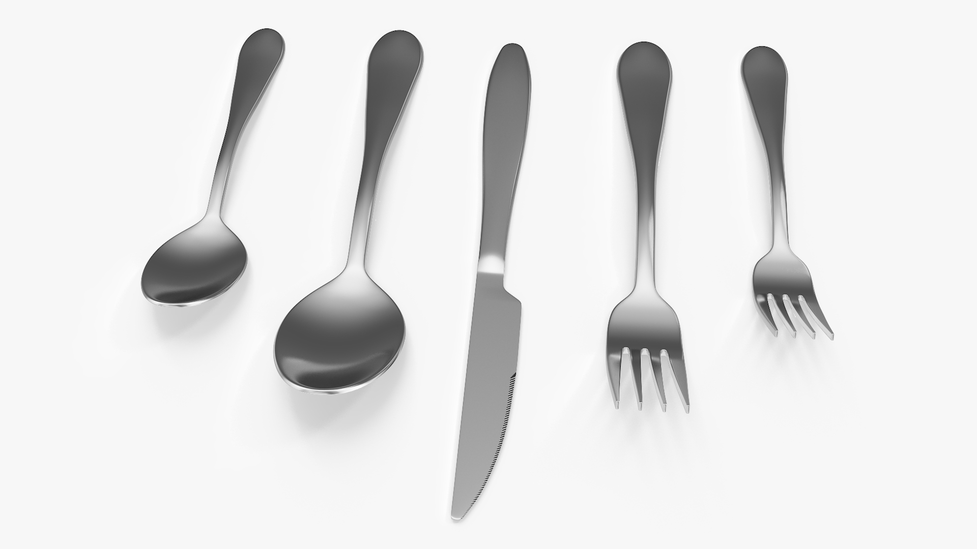 Silverware Set 3D model