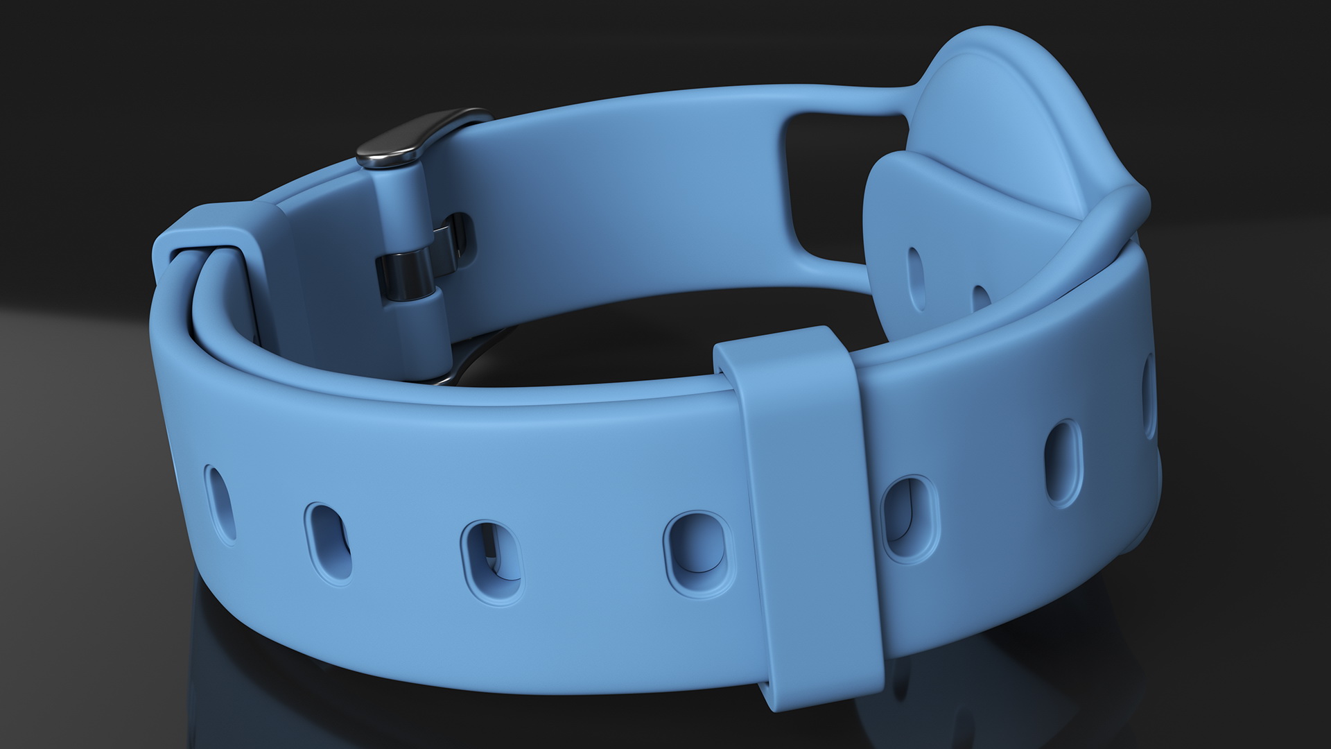Cartoon Puppy Dog with Apple Dog Tracker Collar 3D
