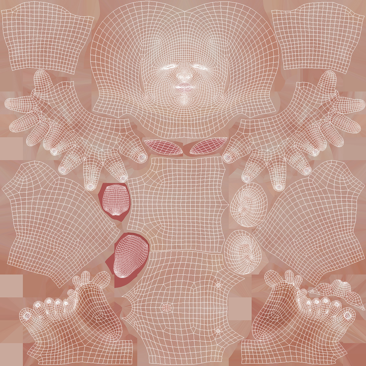 3D model Baby Boy at 8 Month Rigged for Cinema 4D