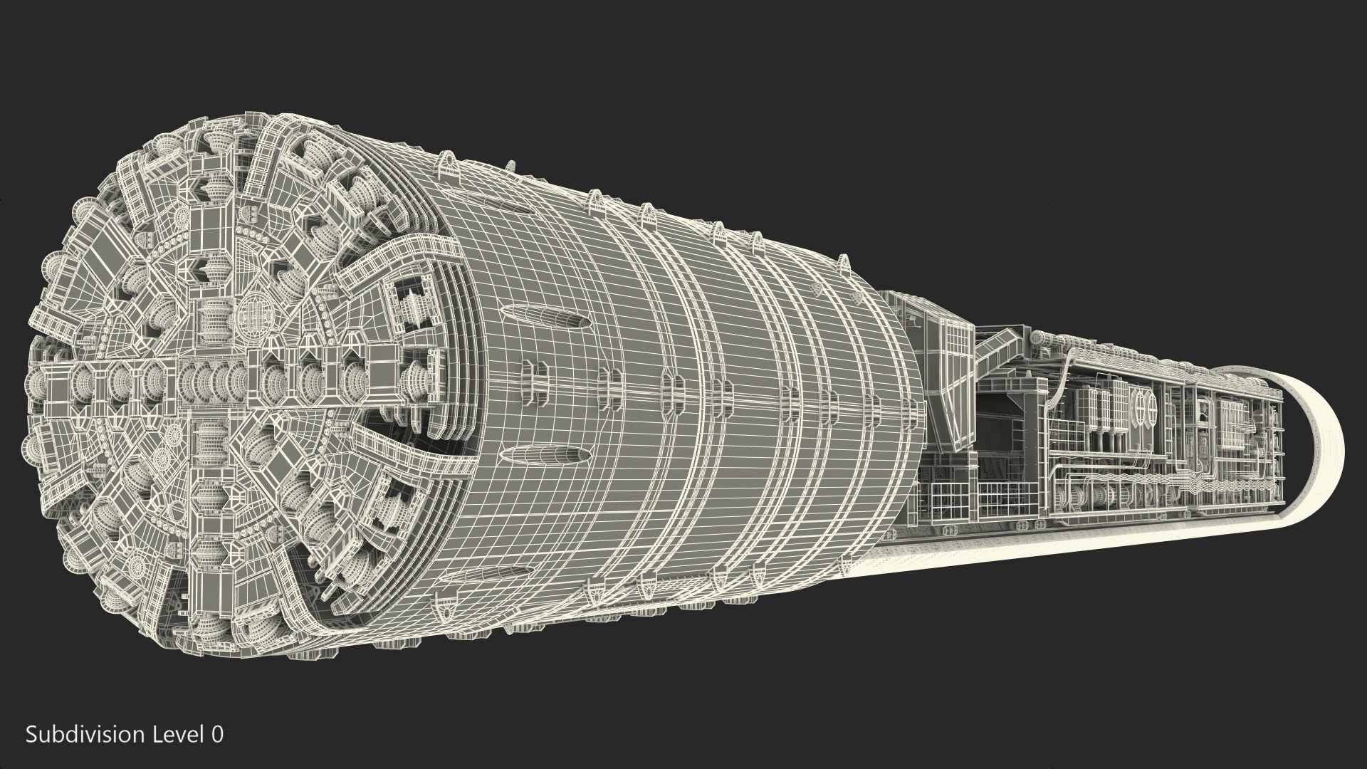 3D Tunnel Boring Machine