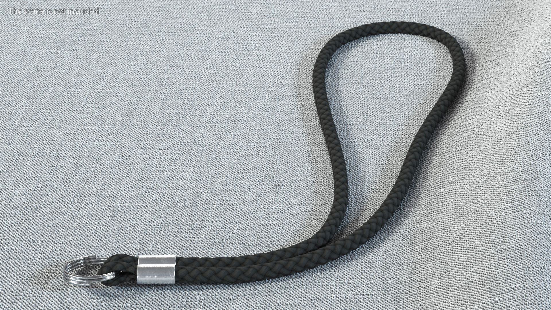 3D Black Wrist Strap Fur