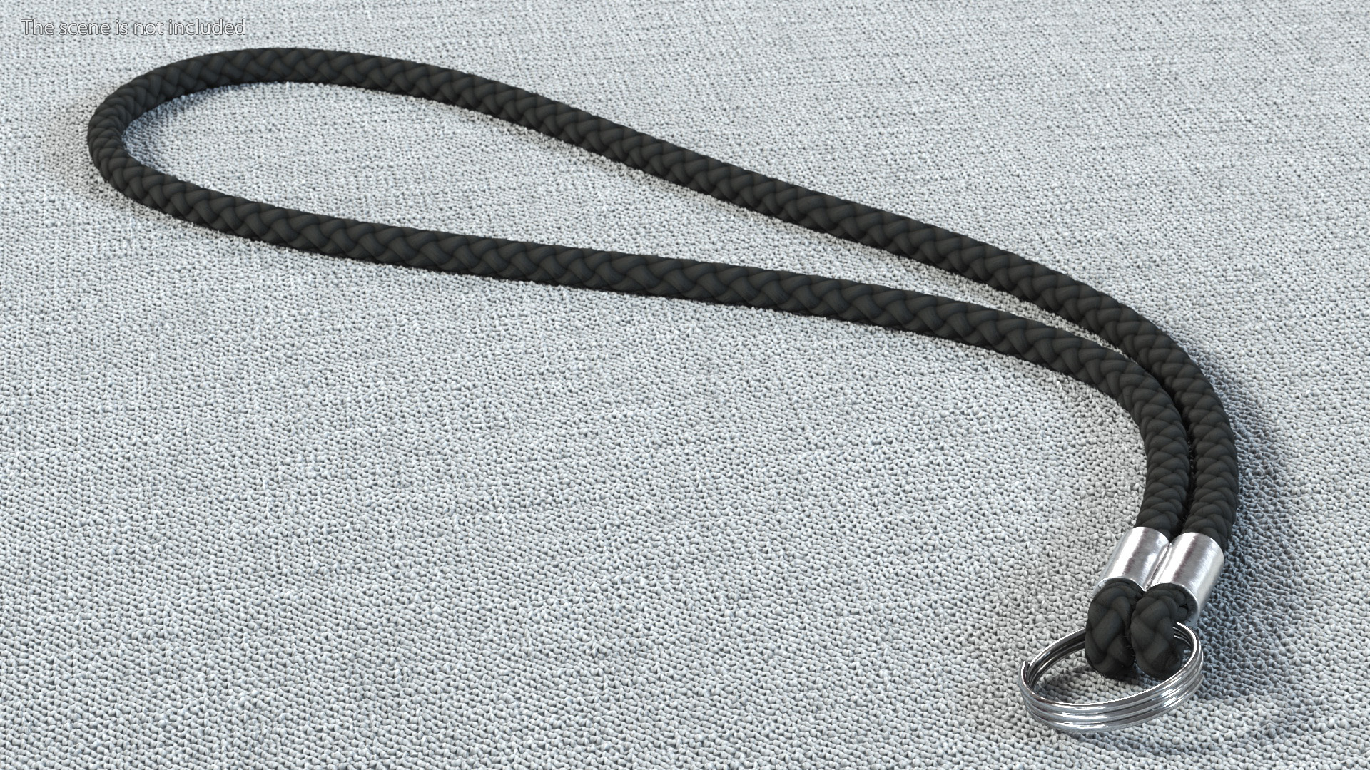 3D Black Wrist Strap Fur