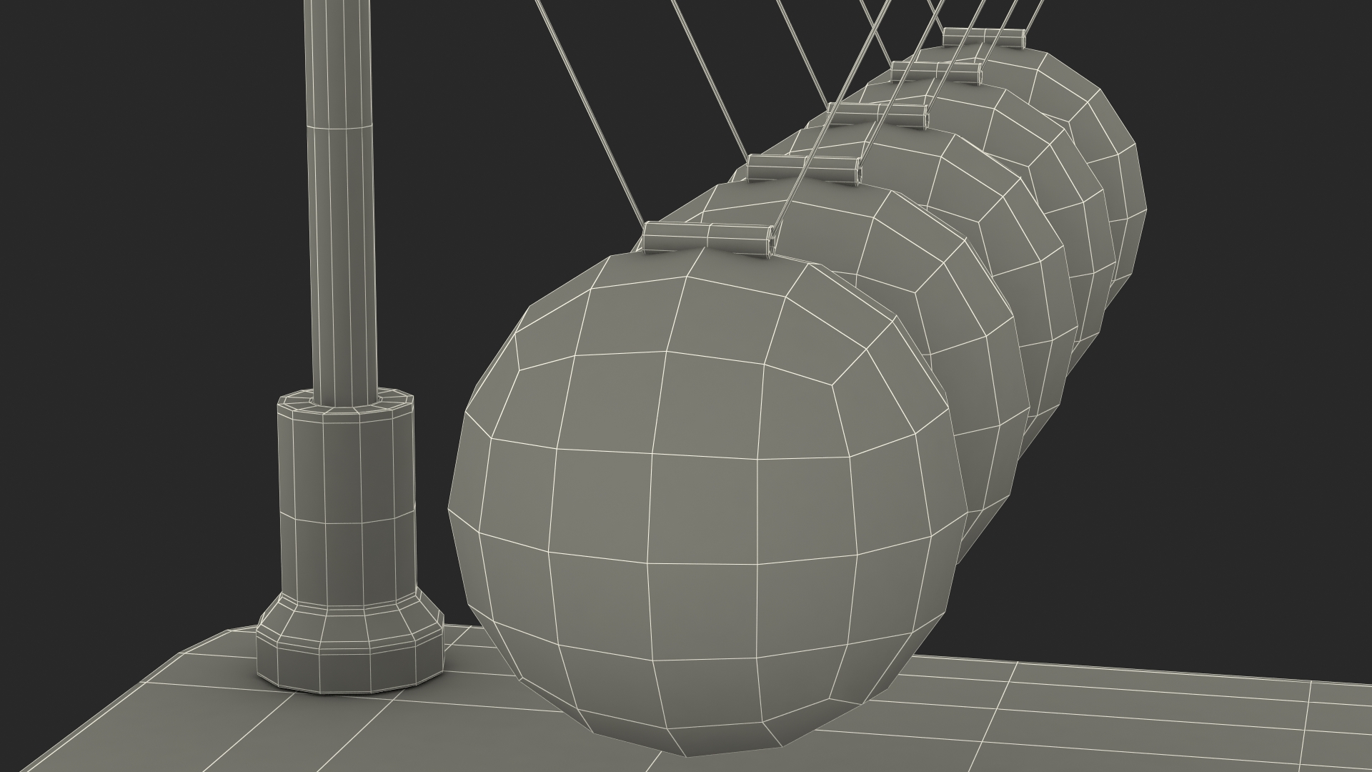 Newton Cradle Balance Balls 3D