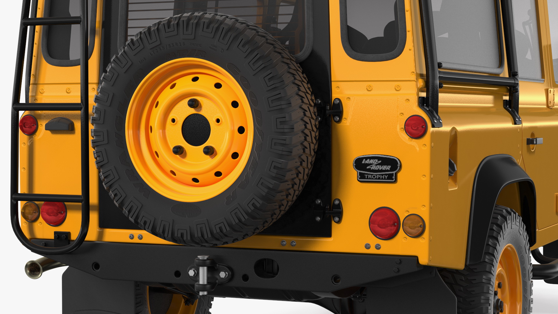 3D Land Rover Defender Works V8 Trophy Clean