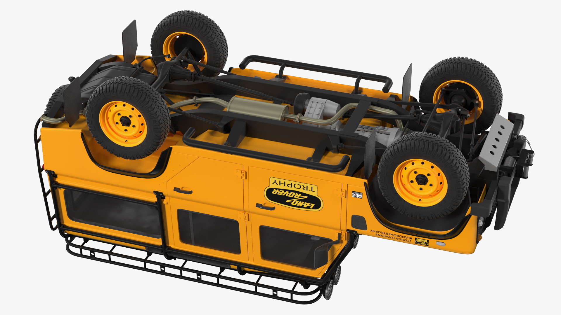 3D Land Rover Defender Works V8 Trophy Clean