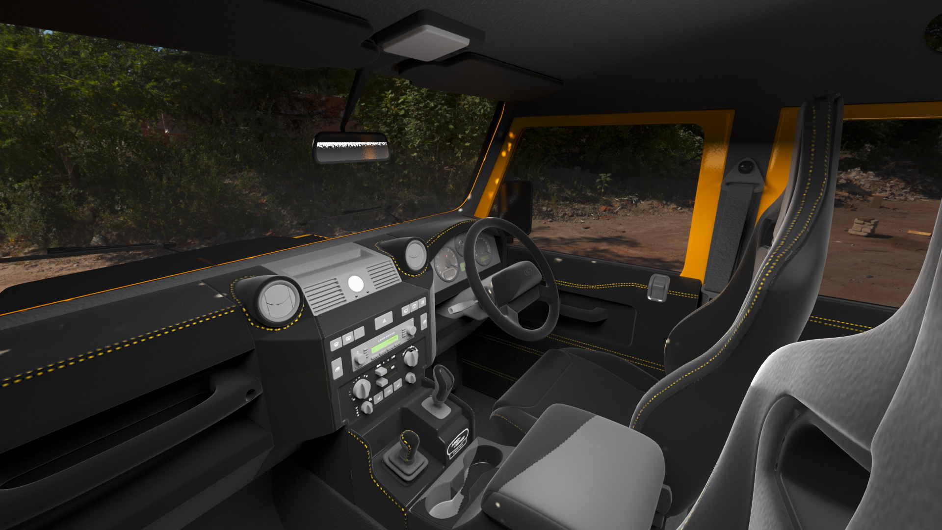 3D Land Rover Defender Works V8 Trophy Clean