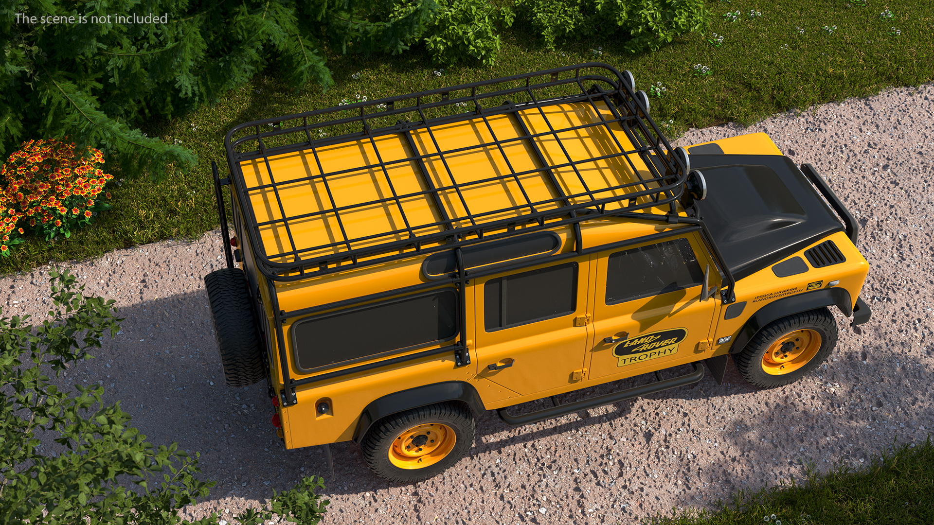 3D Land Rover Defender Works V8 Trophy Clean