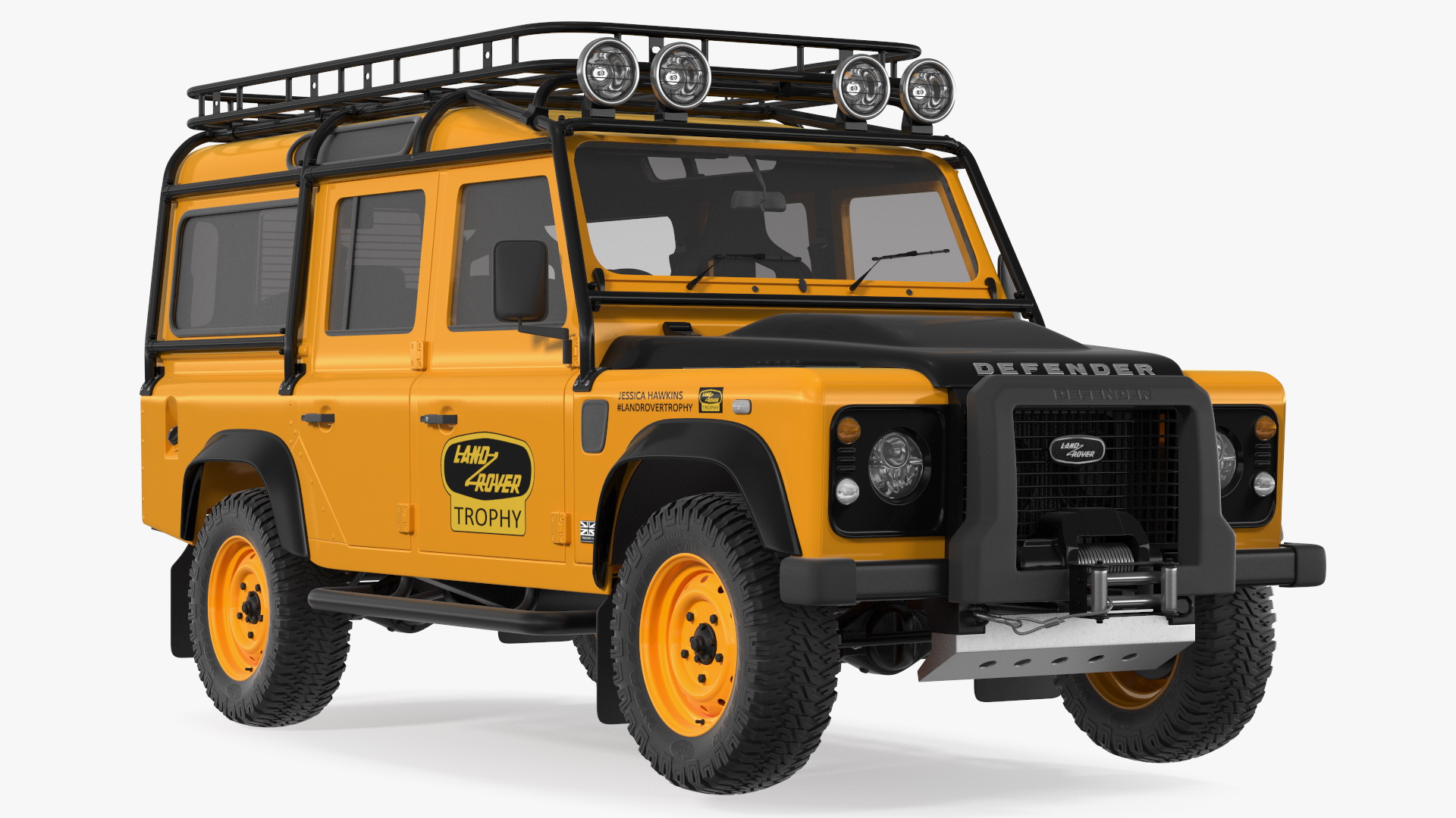 3D Land Rover Defender Works V8 Trophy Clean