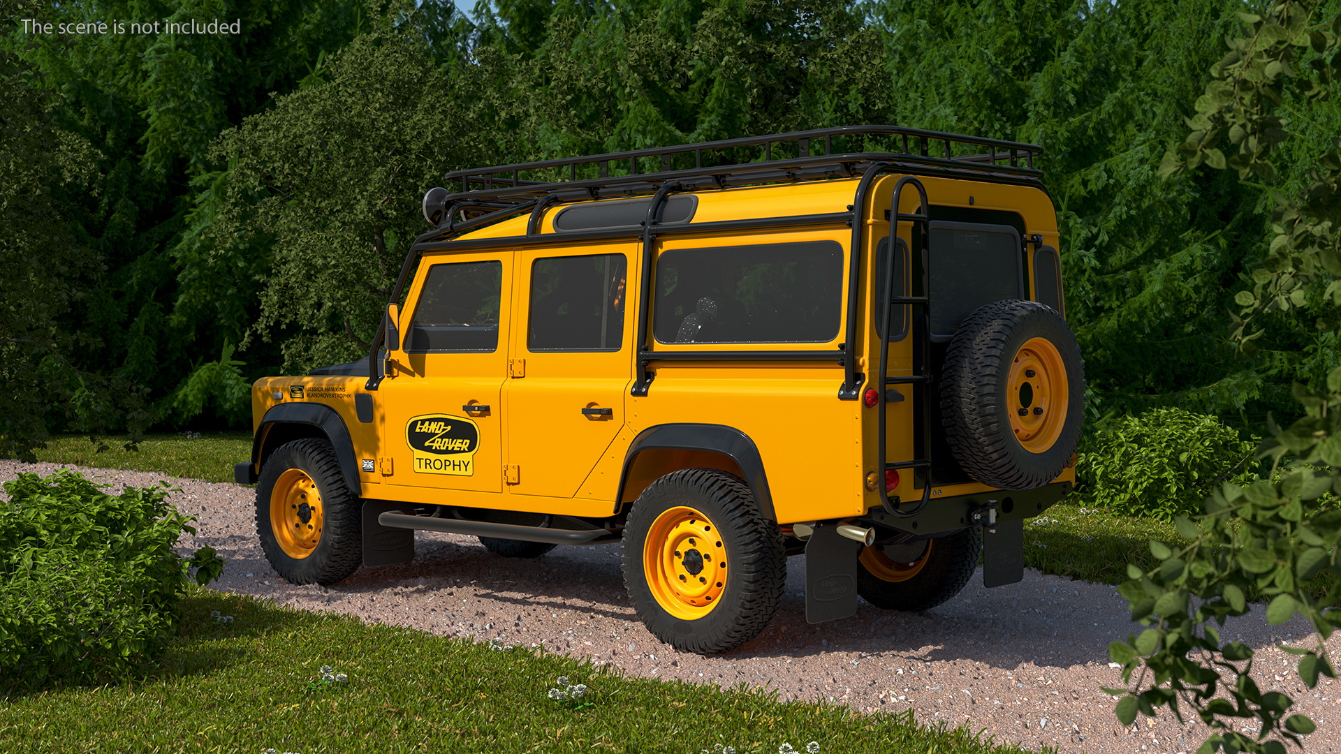3D Land Rover Defender Works V8 Trophy Clean