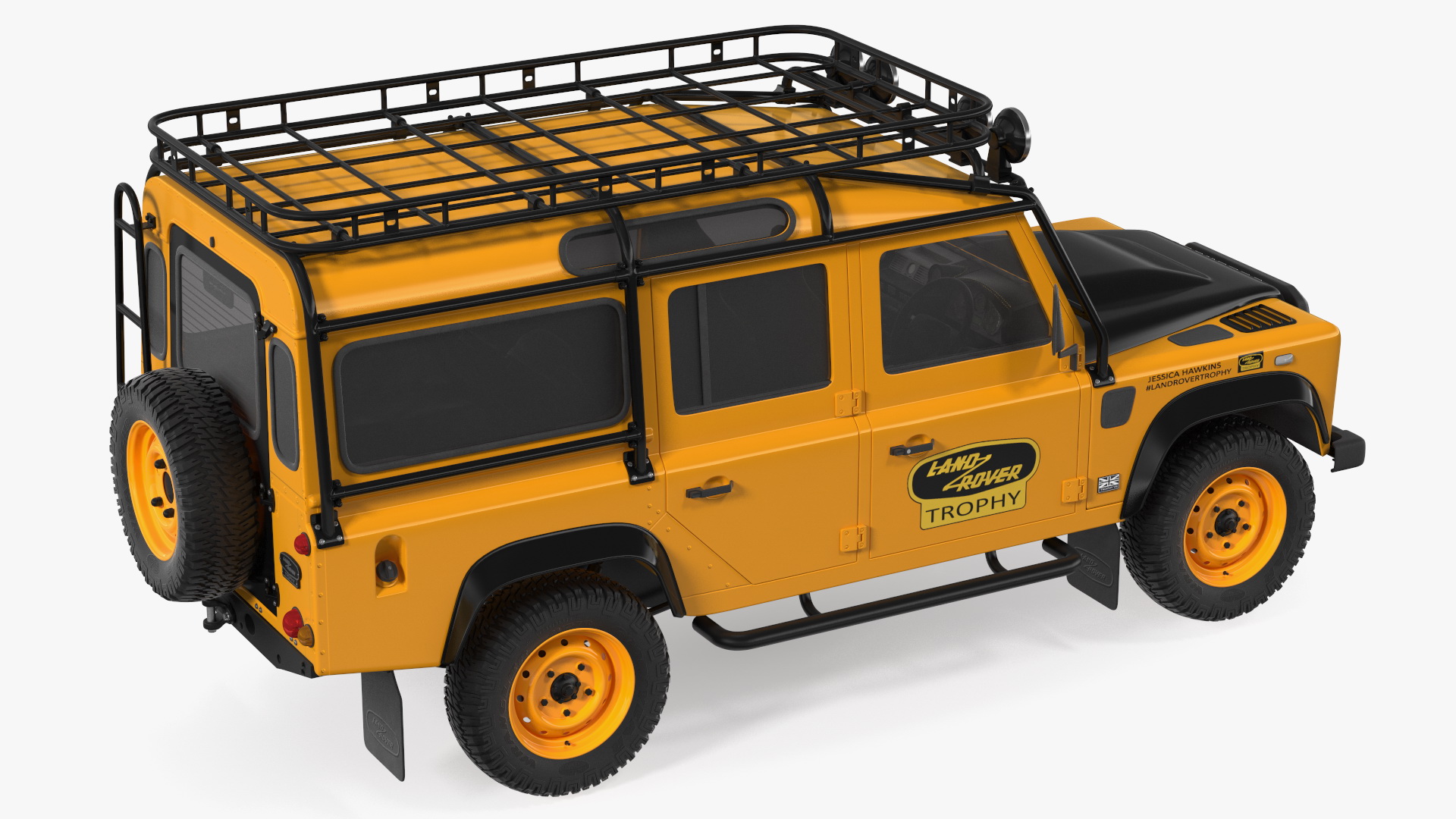 3D Land Rover Defender Works V8 Trophy Clean