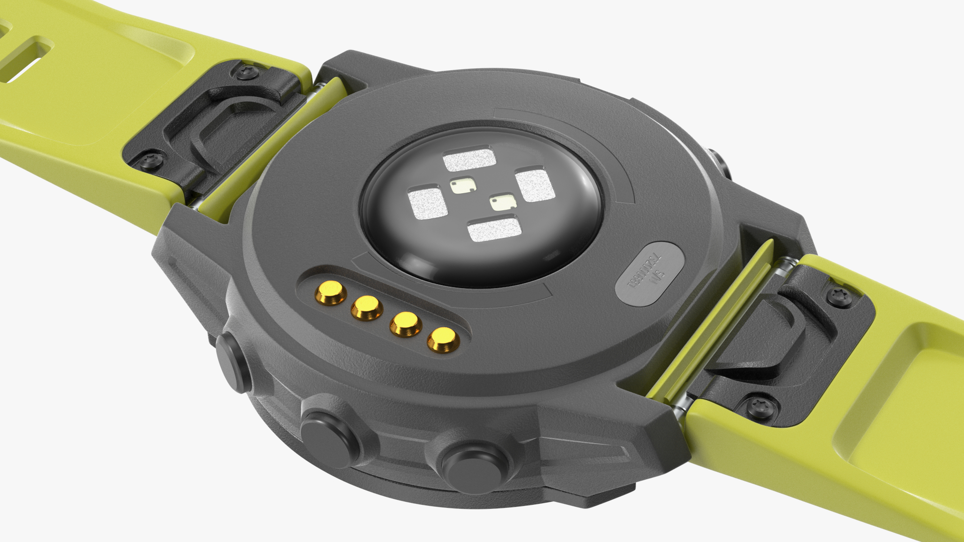 Dive Computer Electric Lime 3D